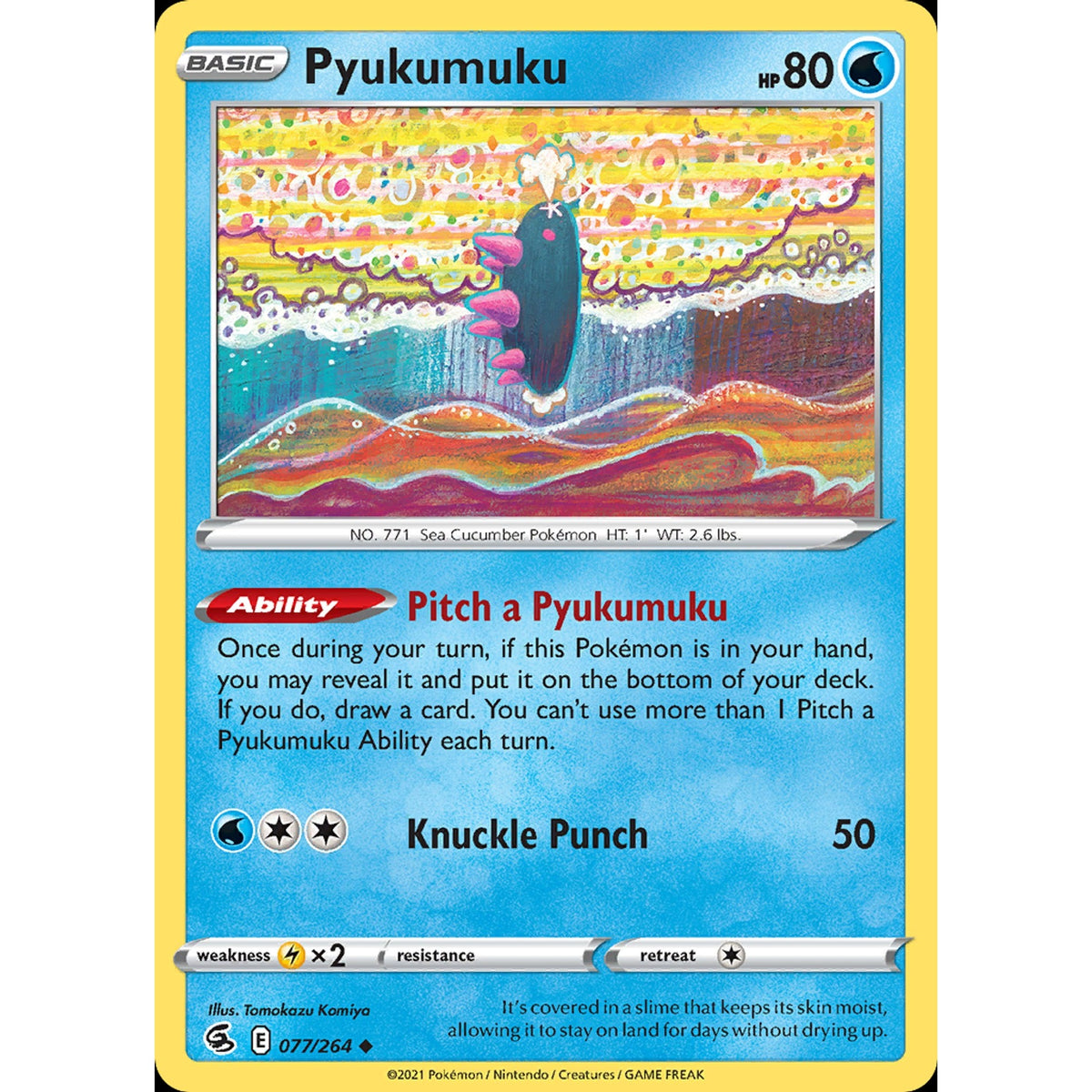 Pyukumuku 077/264 - Fusion Strike