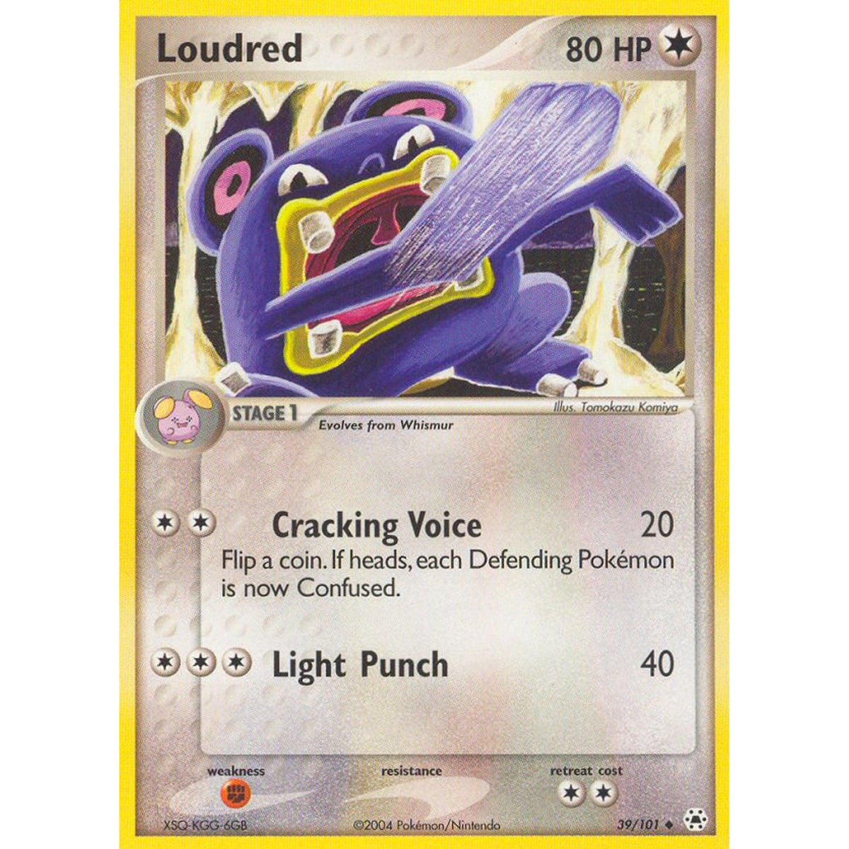 Loudred 39/101 - Hidden Legends