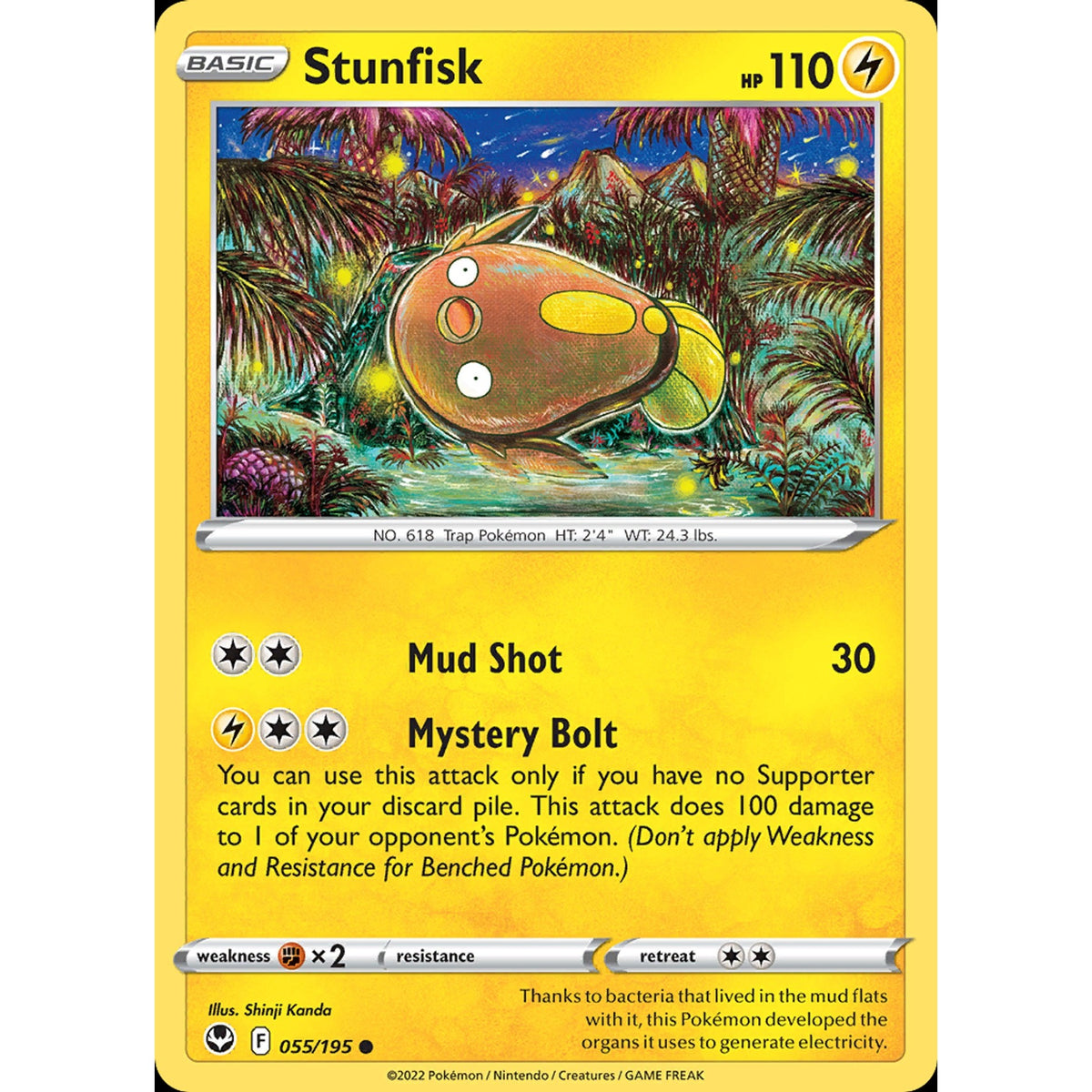 Stunfisk 055/195 - Silver Tempest