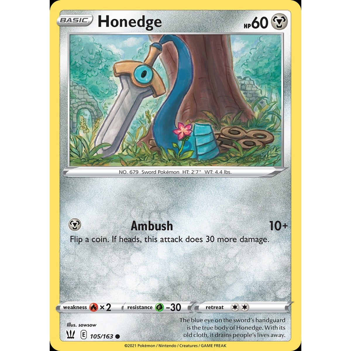 Honedge 105/163 - Battle Styles