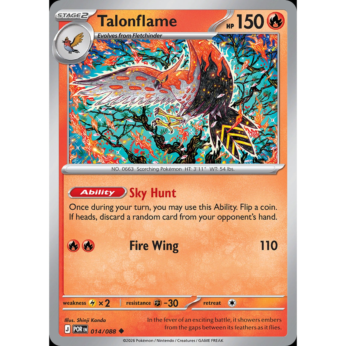 Talonflame 014/088 - Perfect Order