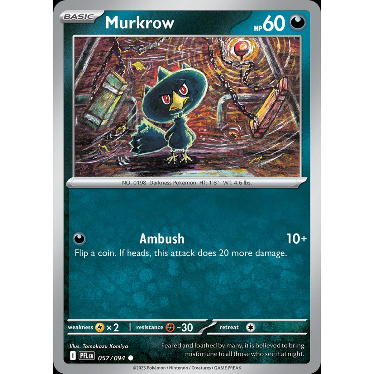 Murkrow 057/094 - Phantasmal Flames