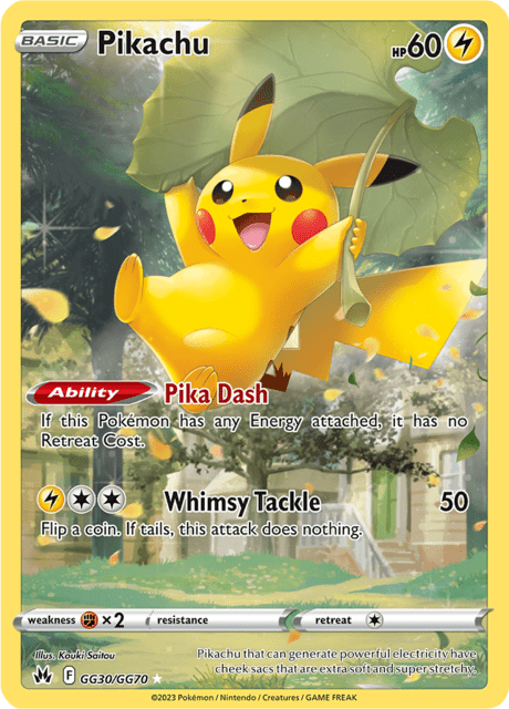 Pikachu (CRZ GG30) - Crown Zenith