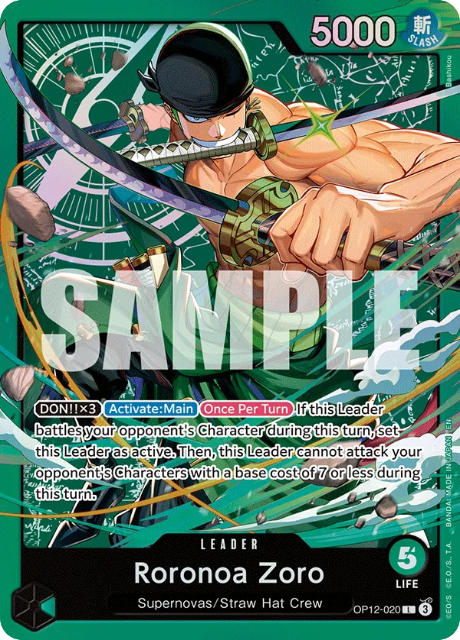 Roronoa Zoro (OP12-020) - Starter Deck: Green Roronoa Zoro