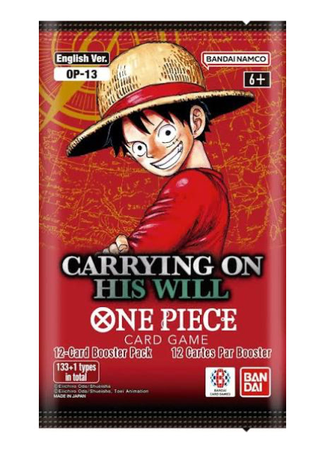 One Piece TCG: Carrying On His Will OP-13 Booster Pack