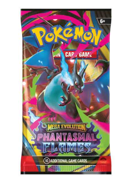 Pokémon TCG Mega Evolution: Phantasmal Flames Booster Pack